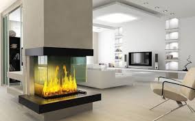 Cheminee Moderne Pour Votre Espace 23 Photos Fantastiques Living Room Design Modern Modern Interior Design Fireplace Design