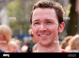 Former Belfast Lord Mayor SDLP Councillor Martin Morgan listening at a  press conference Belfast Northern Ireland Stock Photo