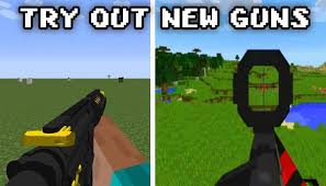 We play as a marine just dropped in with a knife mar. Gun Mod For Minecraft Pe For Android Apk Download