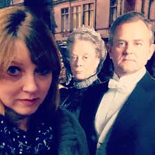 Trying to blend in with my best Dowager scowl.