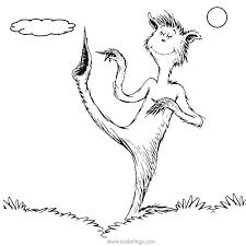 Fox in socks (1965) by, dr. Fox In Socks Coloring Pages From Dr Seuss Xcolorings Com