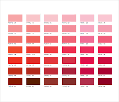 15 Word Pantone Color Chart Templates Free Download Free