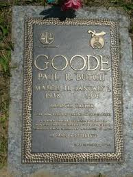 Paul Robert “Butch” Goode Jr. (1938-1996)