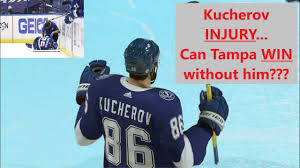 Ref should be kicked out. Nikita Kucherov Injury Can The Tampa Bay Lightning Win Without Him Youtube