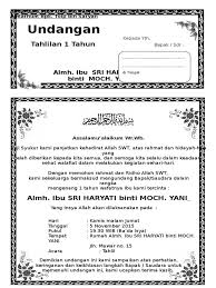 Check spelling or type a new query. Surat Undangan Tahlil 1tahun By Dete Kembali M 6988 Microsoft Word 2007 Word 2007 Microsoft Word 2010