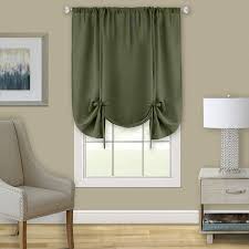 room, and kitchen, window tie up shade