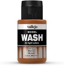 This item:vallejo game color washes 17ml paint s$52.12. Vallejo 35 Ml Wash Farbe Fur Modellbau Dunkelbraun Amazon De Kuche Haushalt Wohnen