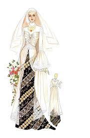 Perbedaan baju sutra bugis & desain pakaian adat nikah jawa. Gambar Desain Baju Pengantin Muslimah