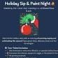 Holiday Sip & Paint Night event in Stockton, CA