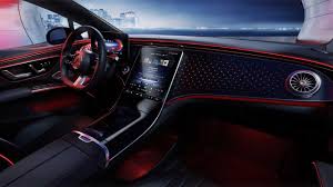 The mercedes eqs fully electric car has been officially unveiled after months of teasers and feature announcements. Mercedes Eqs Shows Interior Without The Hyperscreen Less Is More