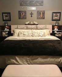 Cozy Modern Rustic Master Bedroom In Warm Neutral Colors With His And Her S Rustic Master Bedroom Bedroom Ideas For Couples Modern Modern Rustic Master Bedroom