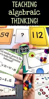 What Does Equal Mean And Other Algebraic Thinking Ideas The Teacher Studio Algebraic Thinking Basic Algebra Algebra Math Centers