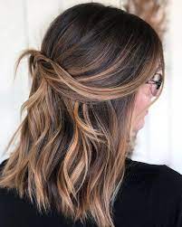 Shoulder Length Brunette Balayage In 2021 Hair Color Ideas For Brunettes Balayage Light Hair Color Light Hair