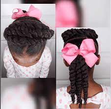 Quick Easy 5 Minute Hairstyle For Children Natural Hairstyles For Kids Natural Hair Styles Lil Girl Hairstyles