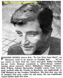 Tribute to Freddie Ryder