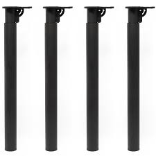 Notre équipe de passionnés a conçu une pagaie démontable réglable pour le pratiquant débutant de planche à pagaie en balade ou en surf dans de petites vagues. Pied De Table Lot De 4 Noir Support De Table Reglable En Hauteur 70 110cm 60220