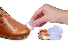 shoe cream with sponge applicator intensive leather care