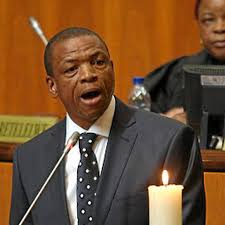 The former premier of the north west supra mahumapelo resigns during a press briefing at luthuli house. Mahikeng Residents Call For Premier Supra Mahumapelo To Step Down
