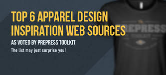 There's no better way to design apparel. Top 6 Design Inspiration Web Sources For Apparel Graphic Design Prepress Toolkit