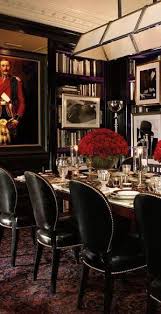 The Creative Parlour Ralph Lauren Charisma Design Masculine Dining Room Dining Room Design Masculine Dining