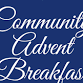 Annual Community Advent Breakfast event in Bethlehem, PA
