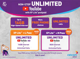 Now with lots of data and more ways to use it digi postpaid 58 jom start. Celcom Upgrade Xp Lite Plan Upgraded With Unlimited Youtube From Rm38 Pokde Net