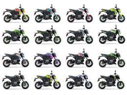 羨ましい 米カワサキでは z125 pro を22種類のグラフィックから選べる カワサキ ワコーズ 選べる
