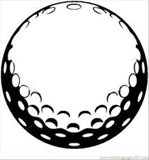 Coloring Pages Golf Ball Sports Golf Free Printable Clipart Best Clipart Best