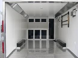 Pin By Kristin Willis On Trailers Toy Hauler Trailers Trailer Interior Car Trailer