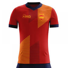 Vintage and retro spain football shirts and training kit, featuring home, away and original match worn player editions from the 1980s to present day. 2020 2021 Spain Home Concept Football Shirt Spainh Uksoccershop