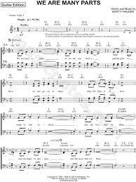 Marty Haugen We Are Many Parts Satb Choir Accompaniment Choral Sheet Music In F Major Download Print Sku Mn0129274 Shepherd me o god by marty haugen guitar chords and lyrics. aud