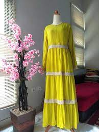 Related posts to gamis ungu cocok dengan jilbab warna apa. Baju Gamis Warna Kuning Lemon Gamis Kombinasi