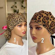 Leopard Scrub Cap for Women, Euro Style Nurse Hat, Ponytail Scrub Hat,  Nurse Scrub Hat, Unisex Scrub Cap, Nurse Gift Ideas
