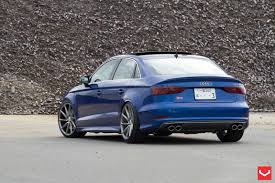 2015 Audi S3 Sedan Stanced On Vossen Wheels Photo Gallery Vossen Sedan Audi