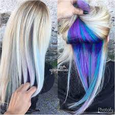 Peek A Boo Hair Peekaboo Unicorn Hair Unicorn Roots Balayage Blonde Hair Inspiration Color Brunette Hair Color Hidden Hair Color