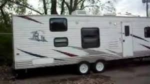 2008 puma travel trailer floor plans. 2008 Palomino Puma 28 Foot Slid Out With Rear Bunks Youtube