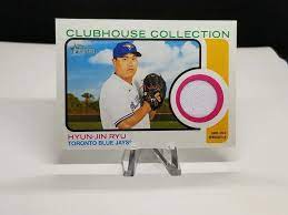2022 Topps Heritage HYUN-JIM RYU Clubhouse Collection Relic #CC-HR | eBay