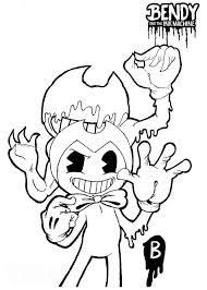 Coloring pages bendy and the ink machine to printable for kids. Bendy Coloring Pages Free Printable Coloring Pages For Kids