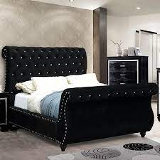 Maybe you would like to learn more about one of these? Furniture Of America Noella Queen Sleigh Bed In Black Cm7128bk Q