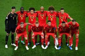 Belgium S Goalkeeper Thibaut Courtois Belgium S Forward Romelu Team Photos Fifa Goalkeeper