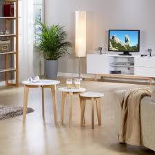 Beistelltisch Abin 3er Set Rund Wohnzimmer Gemutlich Couchtisch Set Couchtisch