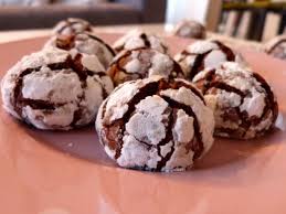 Crinkles Biscuit Craquele Au Chocolat Recette Ptitchef Recette Alimentation Boule Chocolat Biscuits