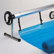 You may feel it's a bit difficult to roll up the swimming pool cover in seconds. Plastica Premium Reel System