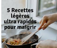 Voici Des Recettes Legeres Tres Rapide A Preparer Pour Maigrir Et Maintenir Ton Poids Pour Un Reequi Recette Legere Recette Pour Maigrir Recette Basse Calorie