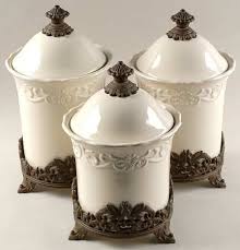 Maybe you would like to learn more about one of these? Canister Sets 3pc Canister Set W 3 Metal Stands Ceramic Kitchen Canisters Ceramic Kitchen Canister Sets Kitchen Canister Sets