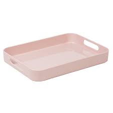 Plateau Rectangulaire Melamine Rose Plateau De Service Et Plat Service De Table Art De La Table Gifi En 2020 Plateau Rectangulaire Plateau Plastique Saladier Plastique