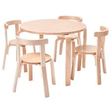 Bentwood Kids 5 Piece Round Table And Chair Set Round Table And Chairs Table And Chairs Round Wood Table