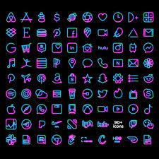 Whether you're a global ad agency or a freelance graphic designer, we. Neon Ios Icon Pack Aesthetic Iphone Ios 14 Realistic Neon Light Custom Icons Home Screen Theme For Shortcuts 90 Icon Bundle In 2021 Custom Icons Iphone Photo App Ios Icon