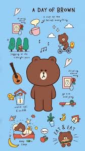 Duck wallpaper wallpaper backgrounds wallpapers cony brown brown bear rilakkuma wallpaper bear gif funny bears brown line. 130 Brown Bear Ideas In 2021 Line Friends Friends Wallpaper Lines Wallpaper