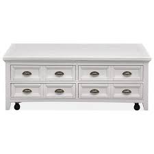 Whether you need a complete occasional table set or just an end table or entry table, you are bound to find something you love. Magnussen Home Heron Cove Lift Top Storage Cocktail Table With Faux Drawers And Casters Value City Furniture Cocktail Coffee Tables